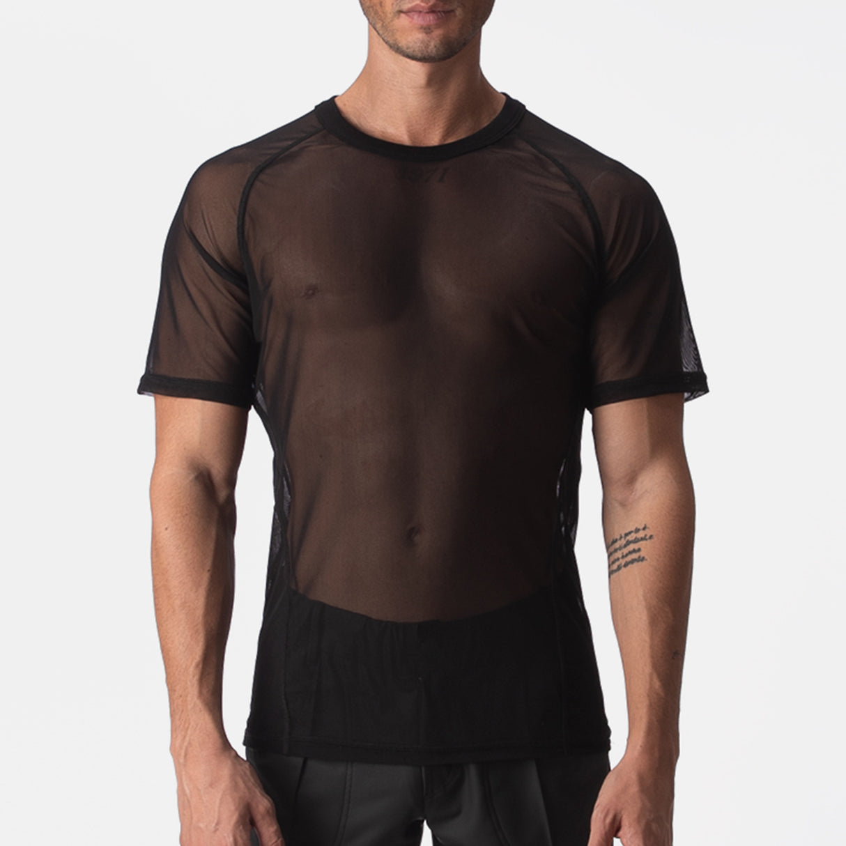 Barcode Berlin Mesh Shirt Dakari Black