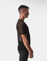 Barcode Berlin Mesh Shirt Dakari Black