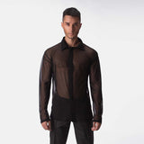 Barcode Berlin Mesh Shirt Tata Black