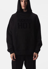 Barcode Berlin Fleece Hoody Fucking Hot Black