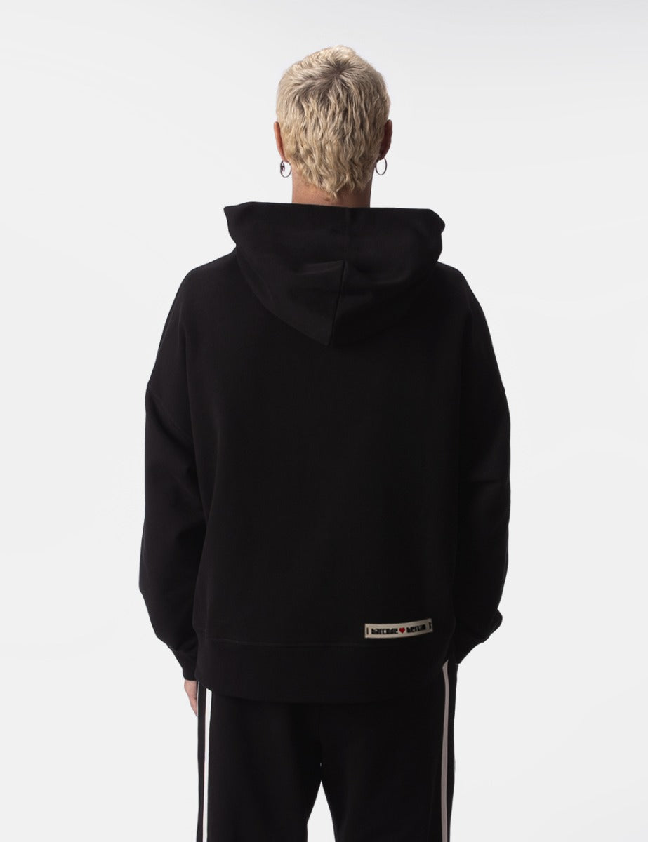 Barcode Berlin Fleece Hoody Fucking Hot Black