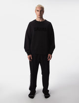 Barcode Berlin Fleece Pullover Drama Black