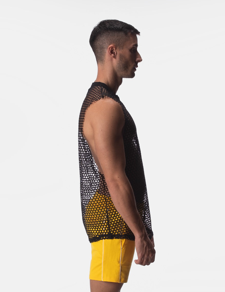 Barcode Berlin Tank Top Rannel Black