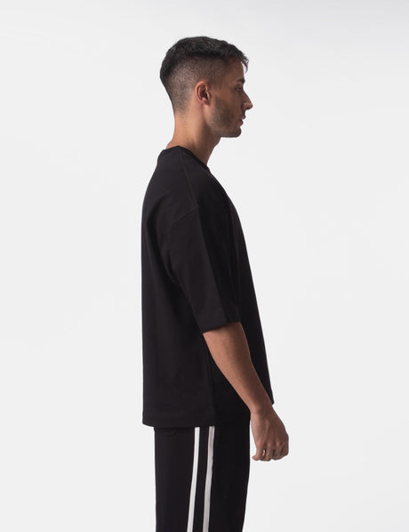 Barcode Berlin Oversized T Shirt Drama Black