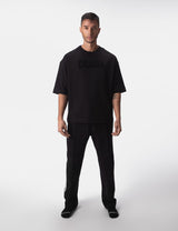 Barcode Berlin Oversized T Shirt Drama Black