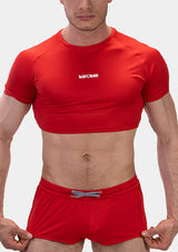 Barcode Berlin Crop Top Talon Red