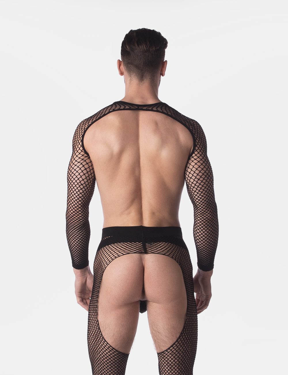 Barcode Berlin Fishnet Sleeves Poggio Black