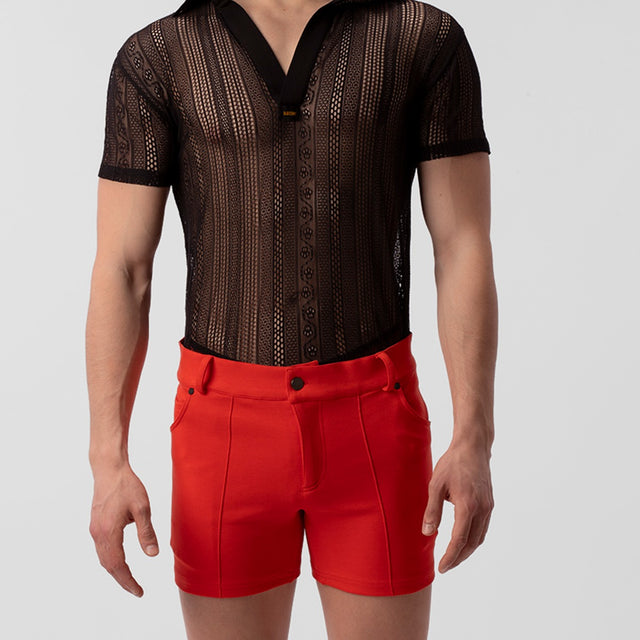 Barcode Berlin Short Simon Red