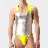 Barcode Berlin Foiled Body Neven Silver Neon Green