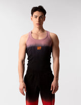 Barcode Berlin Tank Top Degrade Fucking Hot Brownish Purple Black