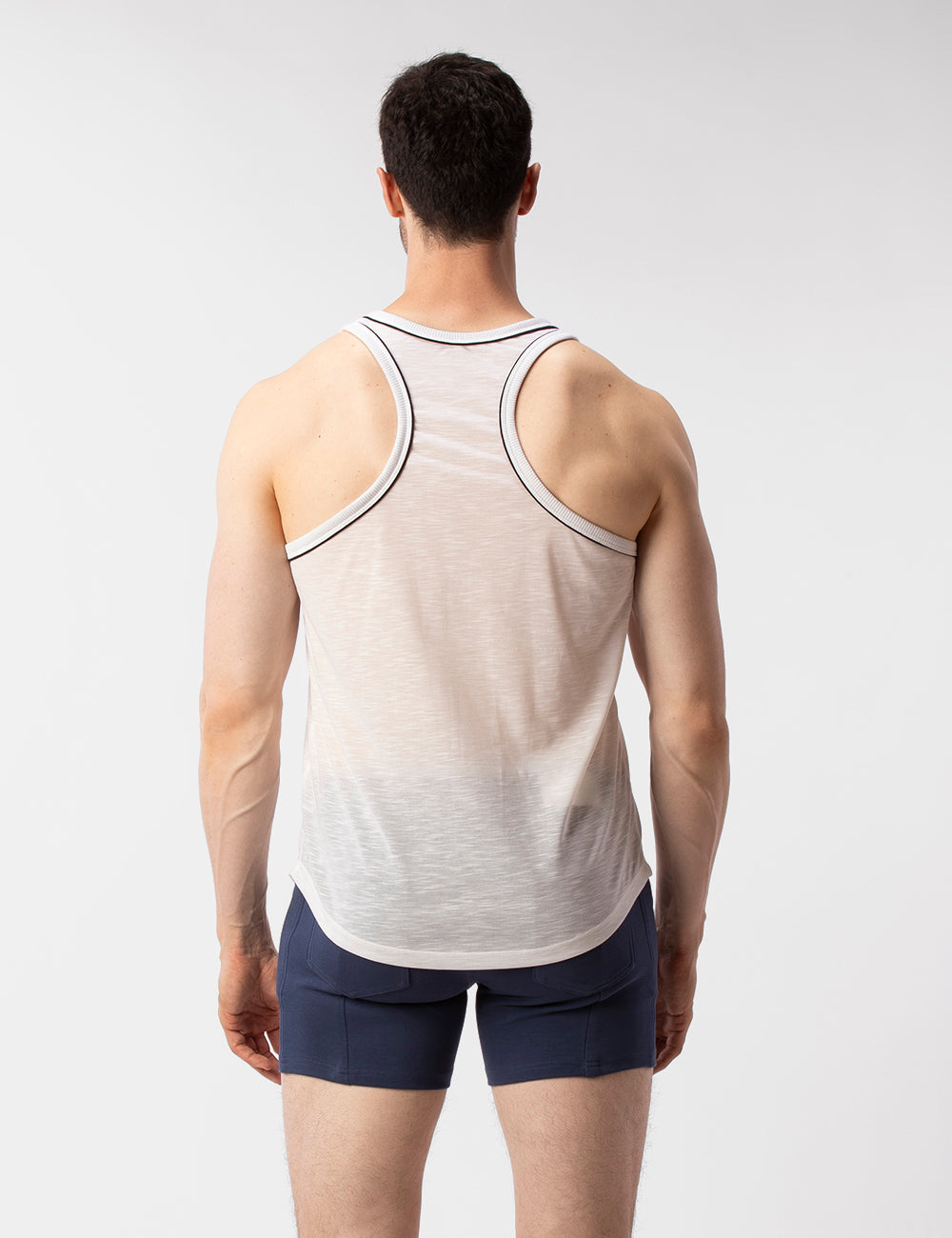 Barcode Berlin Tank Top Tirta White