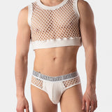 Barcode Berlin Mesh Brief Nursu White