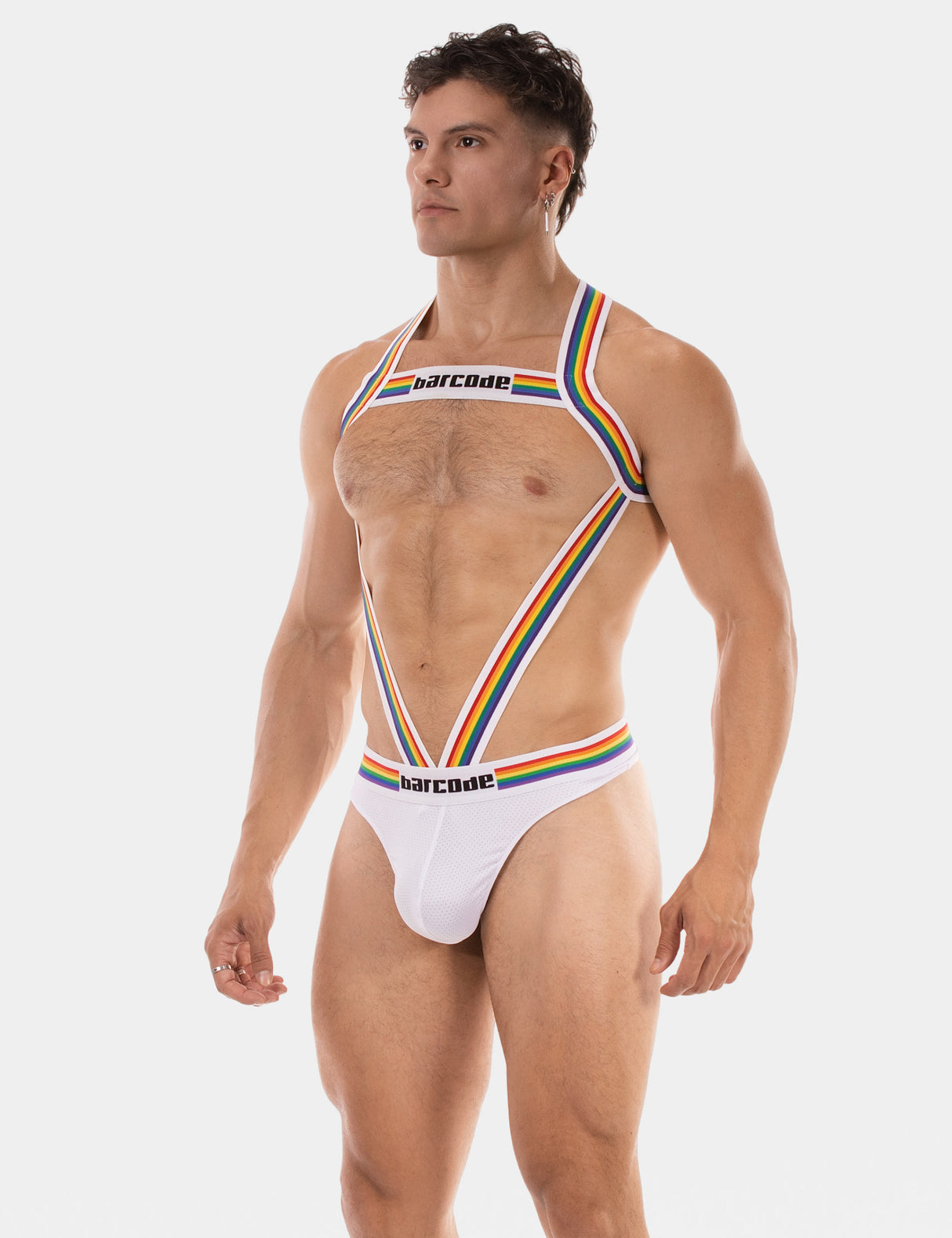 Barcode Berlin Pride Harness Ikem White