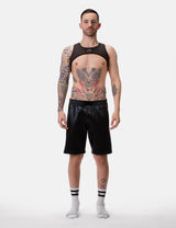 Barcode Berlin Pleated Short Rub Black