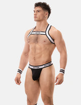 Barcode Berlin Jockstrap BOTTOM Black White