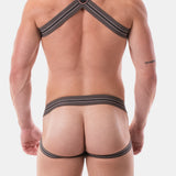 Barcode Berlin Jockstrap Zoran Grey White Black