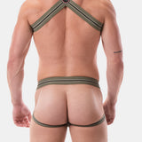 Barcode Berlin Jockstrap Zoran Army White Black
