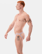 Barcode Berlin Jockstrap Vanko White Red Black