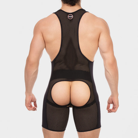 Barcode Berlin Chaps Singlet Krish Black Yellow