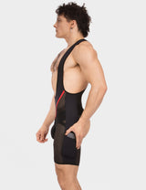 Barcode Berlin Chaps Singlet Krish Black Red