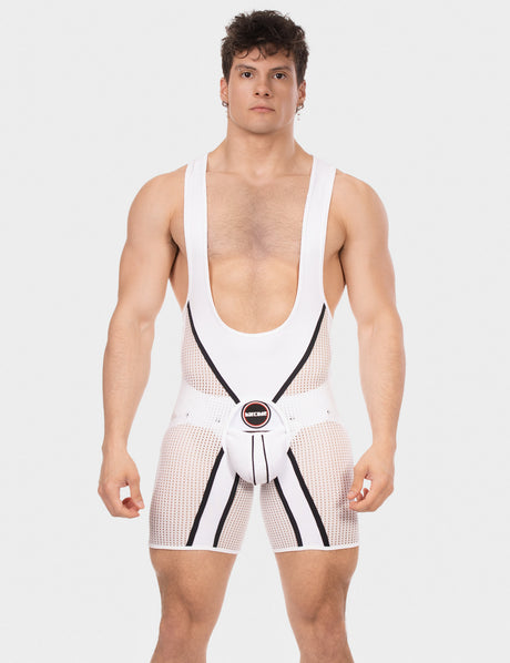 Barcode Berlin Chaps Singlet Krish White Black