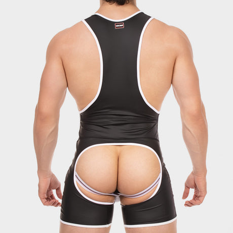 Barcode Berlin Singlet Kam Black White