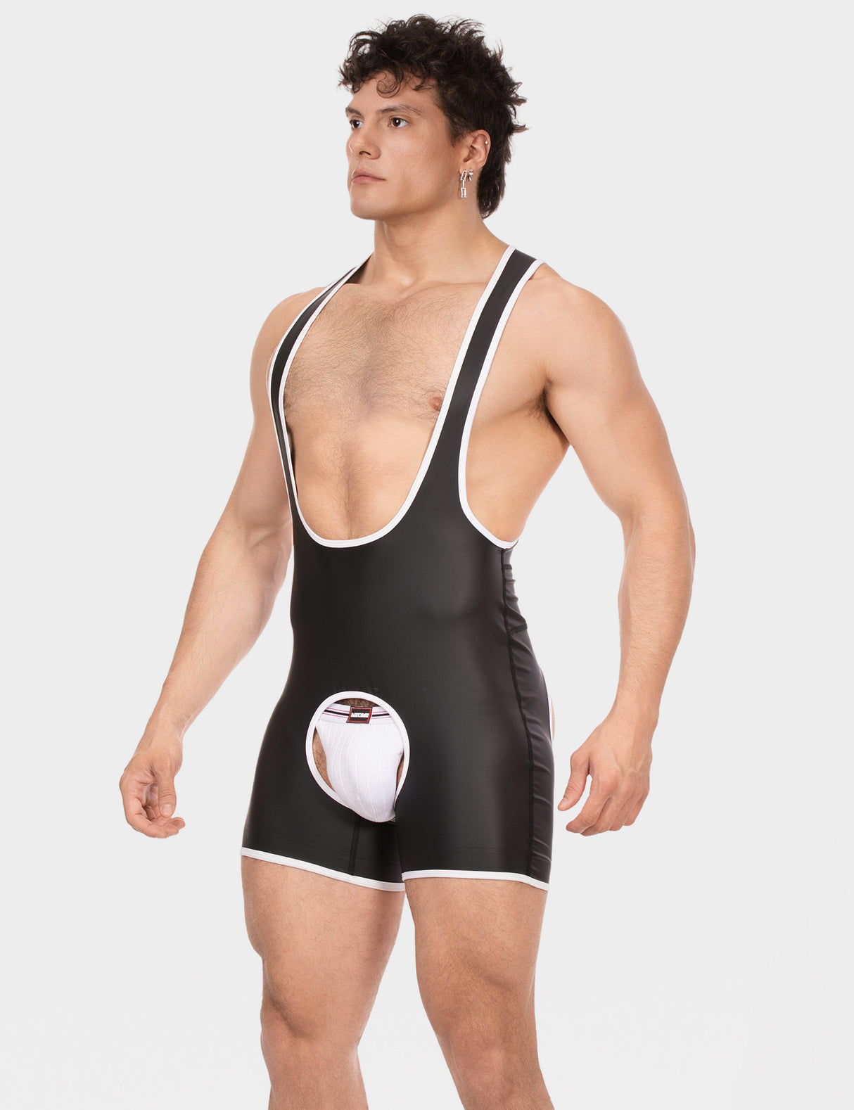 Barcode Berlin Singlet Kam Black White
