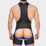 Barcode Berlin Singlet Kam Black Royal