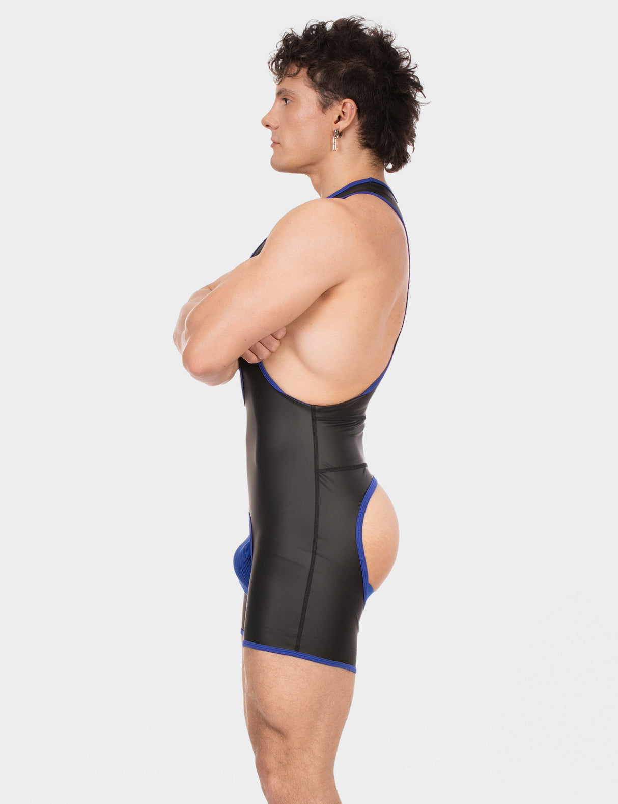 Barcode Berlin Singlet Kam Black Royal