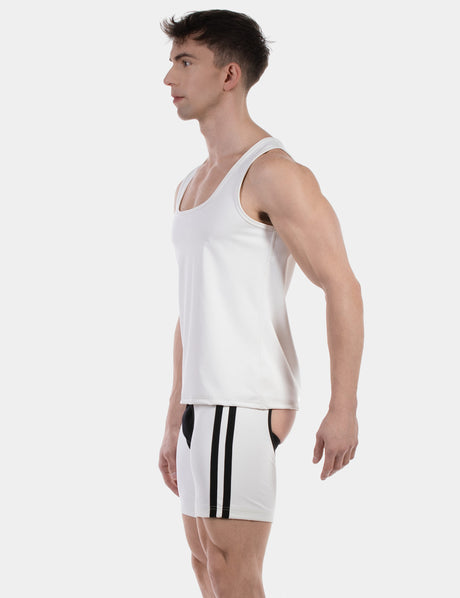 Barcode Berlin Tank Top Zan White