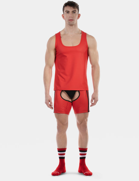 Barcode Berlin Tank Top Zan Red