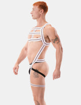Barcode Berlin Harness Jaro White Red Black