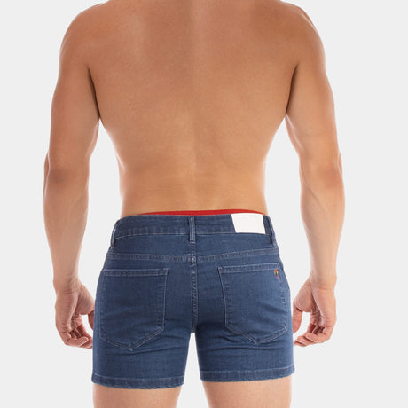 Barcode Berlin 5 Pocket Denim Short Jack Light Blue