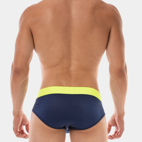 Barcode Berlin Brief Sonny Navy Neon Green