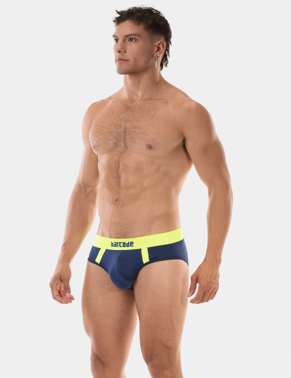 Barcode Berlin Brief Sonny Navy Neon Green
