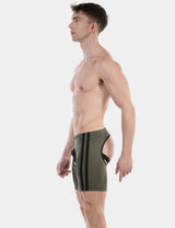 Barcode Berlin Chaps Short Jiho Army Black