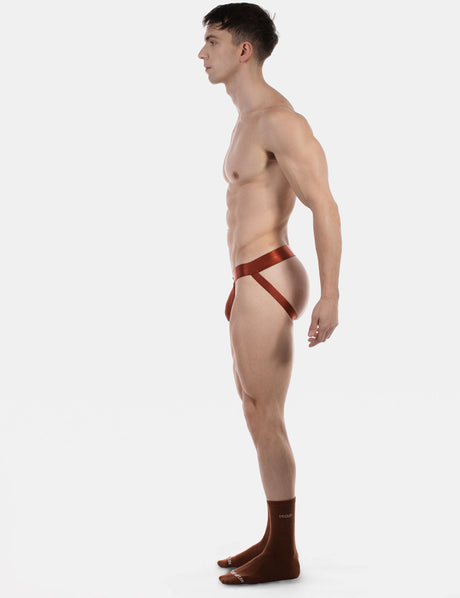 Barcode Berlin Jockstrap Barnabie Rust