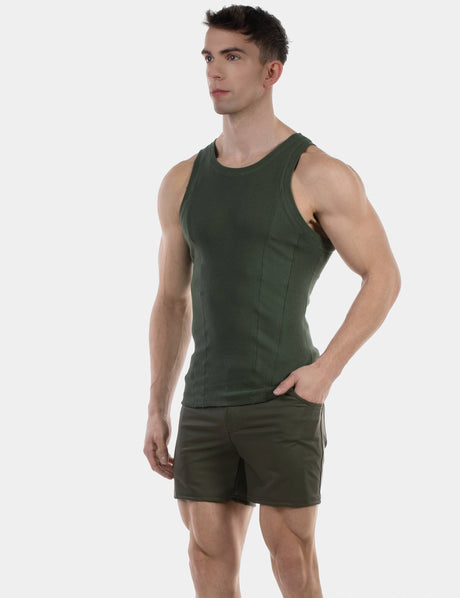 Barcode Berlin Tank Top Ribi Green