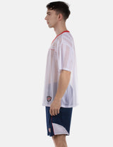 Barcode Berlin T-Shirt Aksel White Red