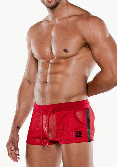 Code 22 See Me Mini Short Red