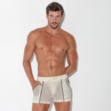 Code 22 Crochet Shorts Off White