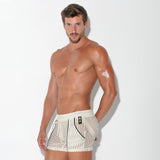 Code 22 Crochet Shorts Off White
