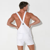 Code 22 Stretch Overalls White