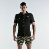 Code 22 Stretch Shirt Black
