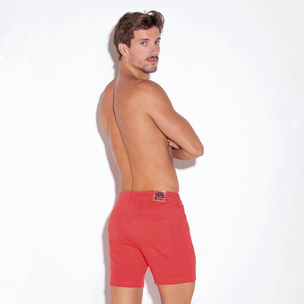 Code 22 5 Pocket Short 2.0 Coral