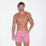 Code 22 Vintage 5 Pocket Short Pink