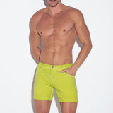 Code 22 Vintage 5 Pocket Short Lime