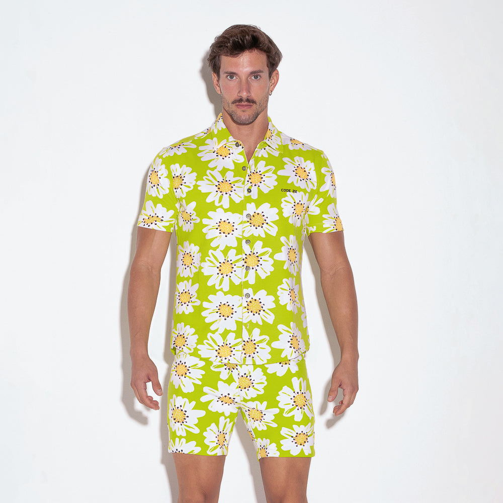 Code 22 Slim Fit Shirt Lime