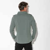 Code 22 Cargo Zip Overshirt Khaki