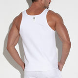 Code 22 Prism Pique Tank Top White